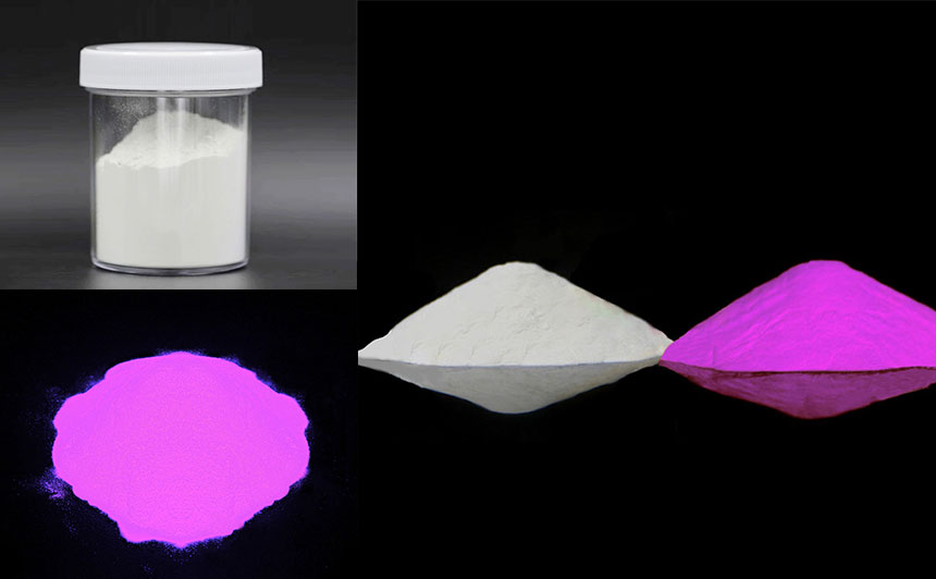 Violet purple bulk night glow powder