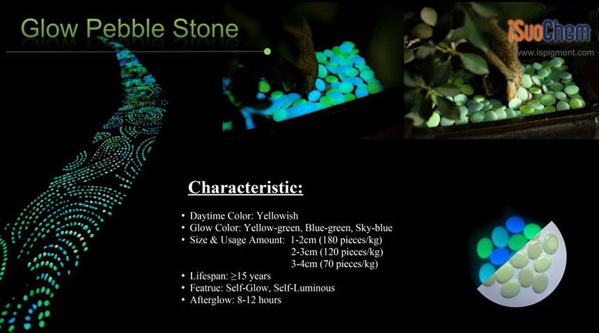 Glow Glowing Pebble stone