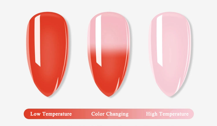 Nail arts thermochromiques