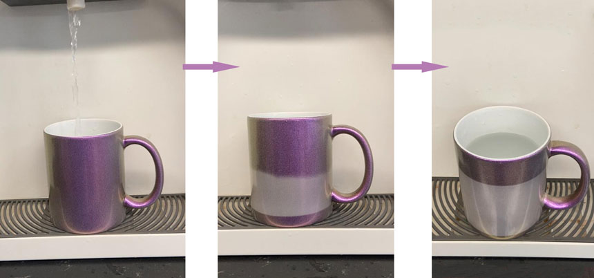 Mugs thermochromiques