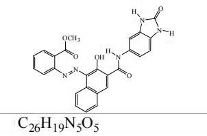 Chemical Structure of Pigment red PR175