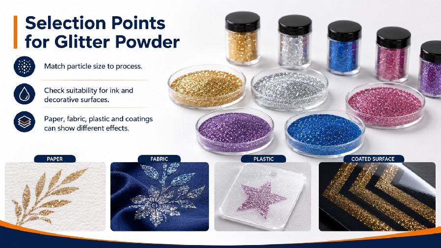 iSuoChem glitter powder for printing ink and decorative products sparkle effect