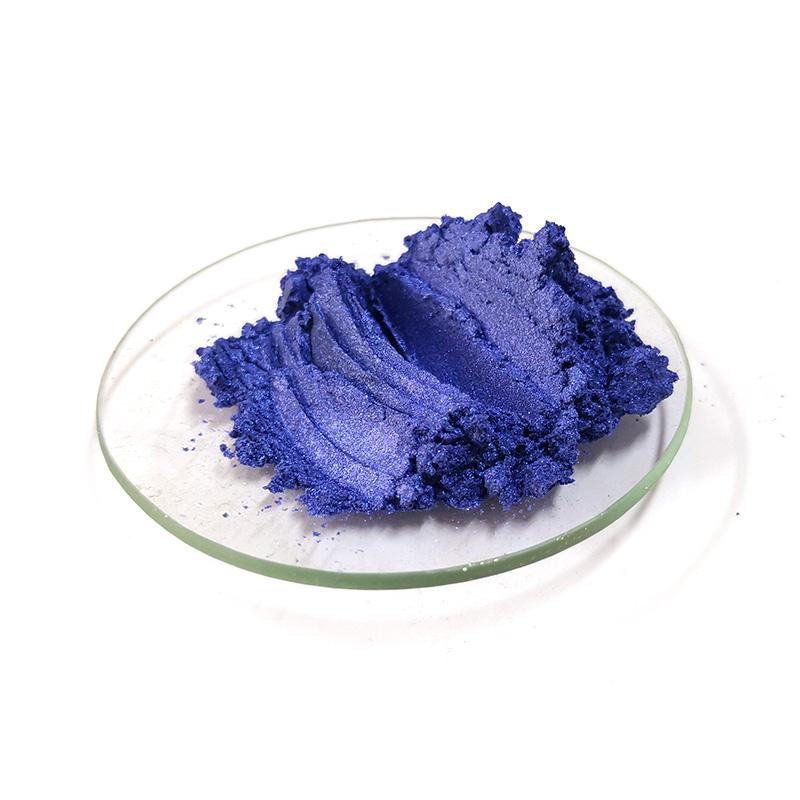 Blue Colored Pearl Mica Powder