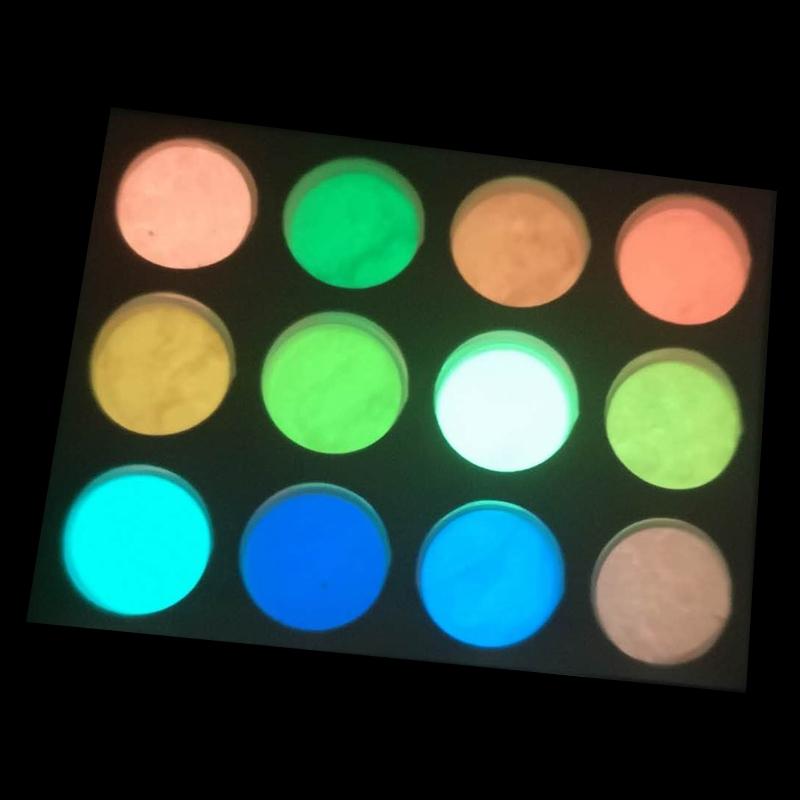 12 color luminous powder