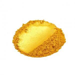 fil de platine à paillettes d'or