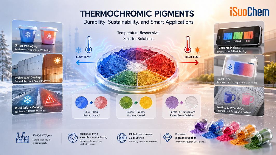 Pigments thermochromes : tendances du secteur en 2024, moteurs d’une croissance et d’une innovation du marché de 1,2 milliard de dollars