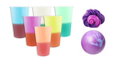 Quelle est la couleur de la poussière thermique colorée ?
