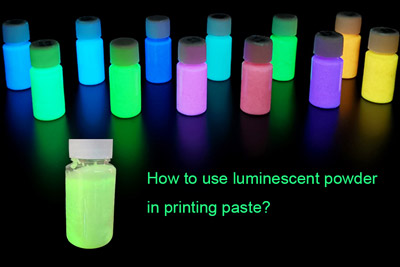 Comment utiliser la poudre luminescente dans la pâte d'impression ?