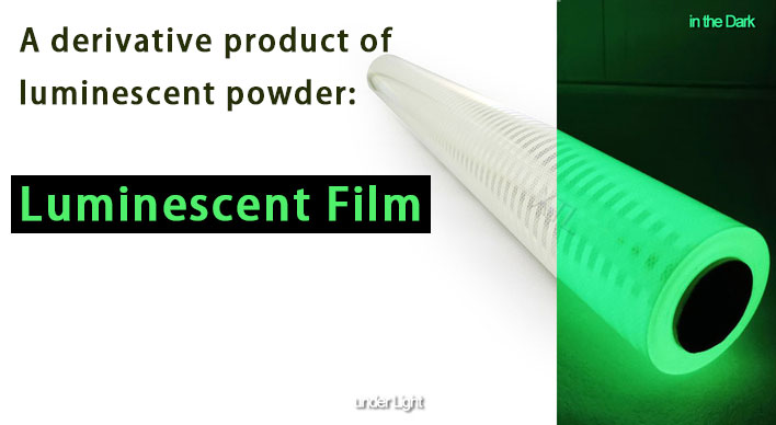 Un produit dérivé de poudre luminescente-film luminescent.